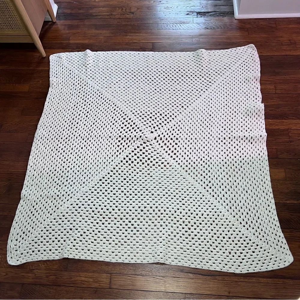 Hand Knitted Throw - Picture 2 of 6